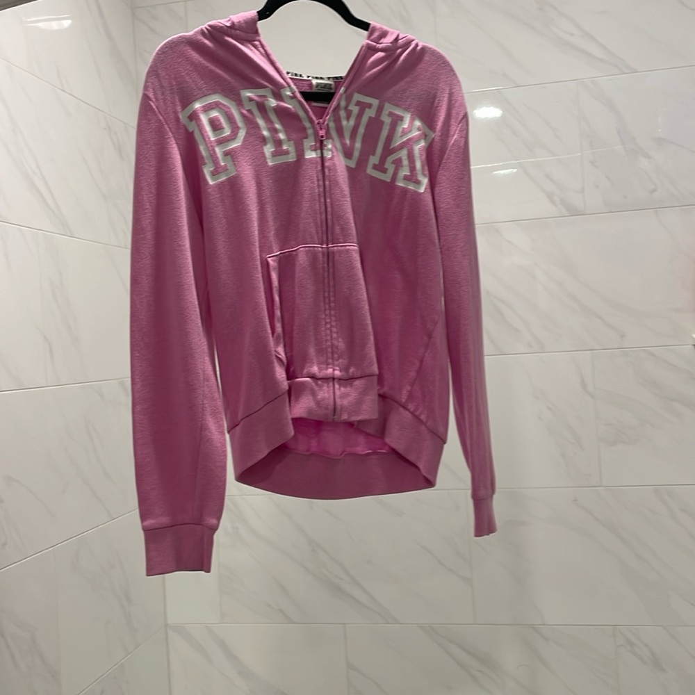 Pink zip up